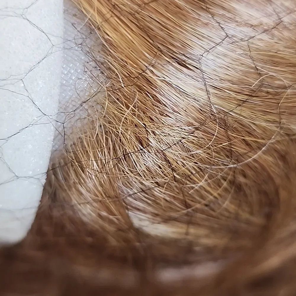 NEW LACE FRONT reddish rusty mix with blonde..... Heat Friendly!